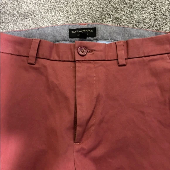 Banana Republic Aiden Chino coral color like new condition . Worn once. 32/32 - Picture 10 of 10